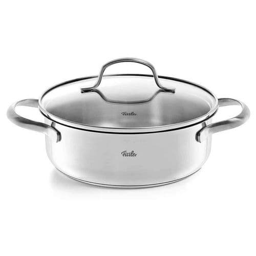 Fissler Kochtopf SAN Francisco, Silber, Metall, 2.1 L, 13.5 cm, Messskala, backofengeeignet, rostfrei, breiter Schüttrand, optimale Wärmeverteilung,